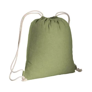 Zaini sportivi sostenibili con coulisse e laccetti per promozioni - Product Image 1