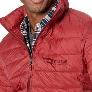Veste matelassée décontractée de haute qualité pour hommes, vêtements de rue d'hiver imperméables avec col montant, tissu de haute qualité - Product Image 5