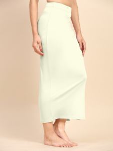 Trendmalls Women's Breathable for Spandex <b>Saree</b> Shapewear <b>Petticoat</b> (P02-Butter) - Product Image 5