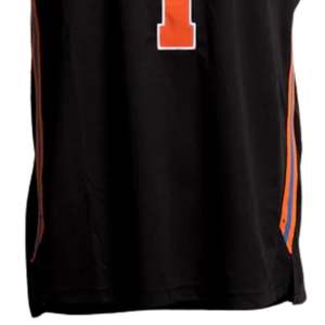 Maillot de basket-ball pour hommes, haut de sport en maille sans manches, noir, orange, imprimé de numéros, vêtements d'entraînement, respirant, décontracté, unisexe - Product Image 4