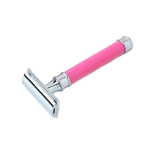 Maquinilla de afeitar Twist Open Safety Mango de aluminio Maquinilla de afeitar clásica de oro rosa disponible al precio más bajo - Product Image 4