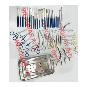 Tebbet Kit d'instruments de chirurgie plastique de 43 pièces en acier inoxydable Source d'alimentation manuelle Boîte de vente en gros Instruments chirurgicaux de base - Product Image 1