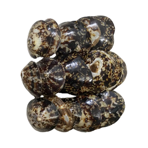 Stunning Vietnam oval limpet seashell for bathroom vanity styling dish manufacturing using authentic polished sea shell surfaces - Product Image 1