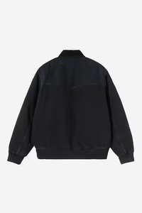 Veste en toile vintage unisexe, poids lourd, logo personnalisé, taille XS, surdimensionnée, fermeture éclair avec motif de lettres, denim délavé pour la saison de printemps - Product Image 6