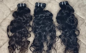 Extensión de cabello humano indio Remy de 20 pulgadas Tipo de extensión de cabello tejido rizado ético - Product Image 2