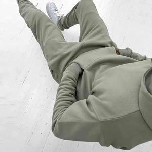 Logo personnalisé Jogging Costume 100% coton survêtement vierge épais poids lourd unisexe sport surdimensionné survêtements à capuche ensemble hommes 2026 - Product Image 6