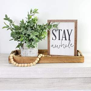 ถาดไม้สำหรับเสิร์ฟแบบชนบท (ชุด2ชิ้น) ถาดทำรังมะม่วงทรงสี่เหลี่ยมแบบดั้งเดิมทำด้วยมือในอินเดีย - Product Image 3