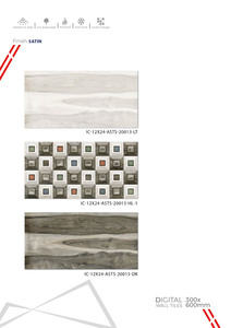 Dernière tendance : carreaux de céramique pour murs de salle de bain et de cuisine, 300x600 mm, finition brillante ou mate, texture sculptée effet sucre, pour maisons modernes - Product Image 4