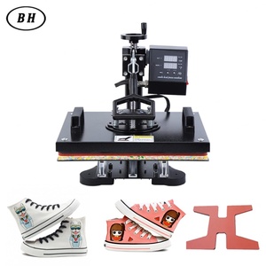 Presse à chaud Bheng 8 en 1, 29x38cm, automatique, électrique, pour impression sur t-shirts, mugs, bouteilles, stylos - Product Image 1