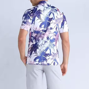 Polo de moda para hombre con logotipo bordado personalizado OEM Polo clásico de manga corta para Hombre Ropa Informal de algodón - Product Image 4