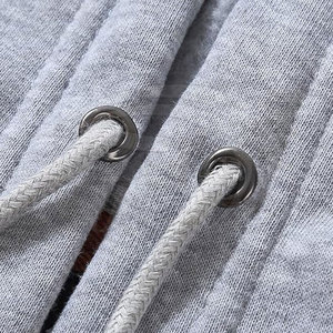 Vente en gros Chemise à capuche 100% coton solide pour hommes, tenue décontractée d'automne et d'hiver - Product Image 4
