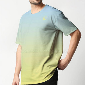 Camiseta de manga corta informal de talla grande para hombre, 100% de algodón, el mejor material de algodón, camiseta estampada holgada para hombre - Product Image 2