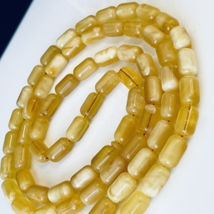 Bijoux Amberstone, 66 perles en forme de baril, perles de prière islamiques naturelles, Misbaha en ambre baltique de luxe - Product Image 4