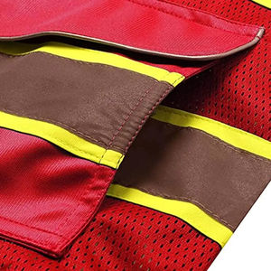 Chaleco de seguridad de poliéster transpirable de secado rápido de alta calidad Nuevo diseño Ropa de trabajo para adultos - Product Image 5