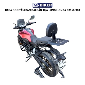 Portaequipajes Trasero con Respaldo y Bolsa Trasera para Motocicletas Honda CB150/CB300 - Product Image 3