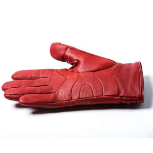 Servicio OEM, Precio al por Mayor, Guantes de Cuero de Moda, Nuevo Diseño, Color Sólido, Buena Calidad - Product Image 5
