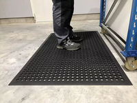 Bodenmatten Garagenbodenmatte, Wasserdichte Rutschfeste Gummi-Bodenbelagsrollen für Fitnessstudio-Boden/ Treppen/ Industrie