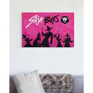 Modern KPop Demon Hunters <b>Poster</b> Saja Boys Wall Art Made of Paper - Product Image 6