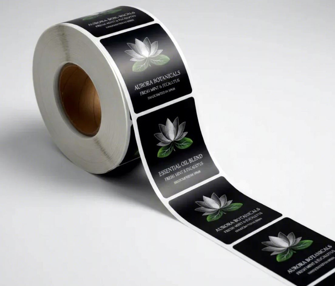 Custom Waterproof Labels Durable High Resolution Printing Food Packaging Product Labeling Brand Identification Roll Sticker