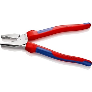 Pince combinée robuste KNIPEX 225 mm avec poignées multi-composants chromées pour la pêche - Product Image 6