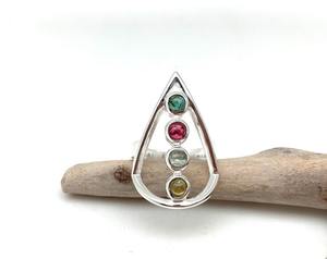 Anillo clásico de estilo bohemio para mujer, joyería de plata de ley 925, piedra preciosa múltiple, anillo hecho a mano, regalo para el amor - Product Image 5