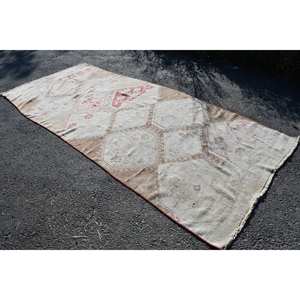 พรมสไตล์ตุรกีโบราณ11.5ft เบจแดง x 4.9สำหรับติดทางเดินห้องนอนยางสำหรับห้องนั่งเล่น - Product Image 2