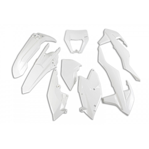 Per KTM 350 Kit di plastica bianca 2017-2019 con porta fari accessori moto - Product Image 1