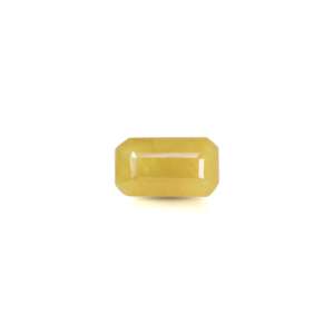 Saphir Jaune Naturel 4,25 Carats Facetté, Pierre de Saphir Jaune 4,25 Carats Coupe Ovale, Topaze Bleue avec Traitement Créé en Laboratoire - Product Image 1
