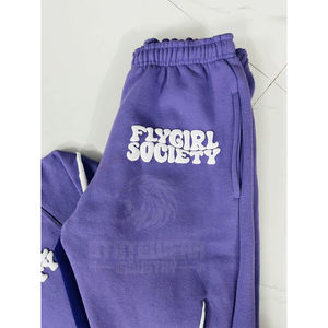 Sudaderas con Capucha de Alta Calidad, Pantalones Acampanados, Conjuntos Deportivos con Estampado Puff, 100% Algodón, Sudaderas Transpirables, Ropa Deportiva Urbana para Hombre - Product Image 3