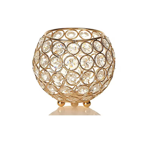 Bol en cristal de bougie de vente chaude de dernière conception disponible à un prix raisonnable de l'Inde - Product Image 3