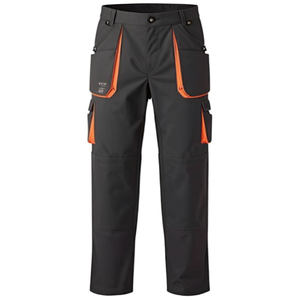 TERRATREND Men's <b>Raincoats</b> Dark Grey/Black/Orange Trousers Size 60 - Product Image 2