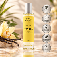 Désodorisant en spray à la vanille en marque propre 100ml |   Parfum Caramelisé Sucré Longue Durée |   Fabricant OEM Espagne