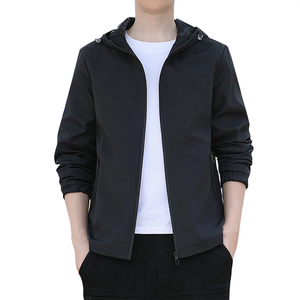 Chaqueta Cortavientos Casual de Lona con Capucha para Hombre, Personalizada, de Invierno, Transpirable, de Secado Rápido, con Logotipo Frontal, para Exteriores, OEM, de Alta Calidad - Product Image 4