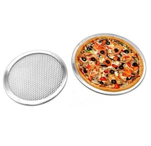 2025 <b>Top</b> Selling Item Aluminum Alloy Pizza Pan and Tray Pizza Platter Crust Pan for Baking Dishes & Pans - Product Image 1