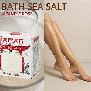 Sal de Baño de Rosas Japonesas con Aroma Floral, Cristales Minerales, Producto de Cuidado de Belleza, Suministro al por Mayor, Marca Privada OEM, Producción en Letonia, UE - Product Image 2