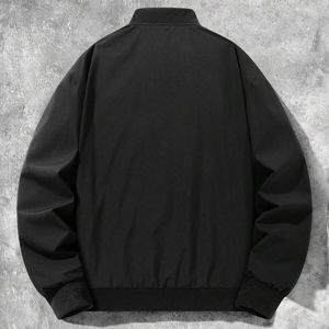 College Baseball Varsity Jacket pour homme avec poignets côtelés manches longues et tissu chaud pour le streetwear d'hiver - Product Image 2