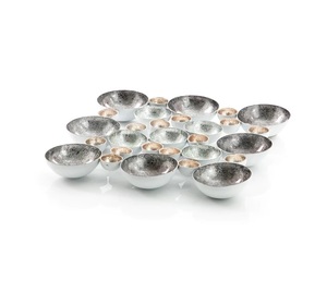 Bol noir audacieux de luxe Pièce maîtresse de table exquise Accent de maison élégant parfait pour l'affichage de la salle à manger - Product Image 4