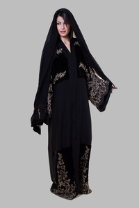 Luxury Look Muslim <b>Women</b> Black <b>Abaya</b> Best for Ocassional Wear - Product Image 1