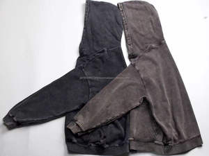 Custom Character logo Graphic Hoodie Men Vintage Heavyweight Distressed Acid Wash Hoodies oversized - Product Image 4