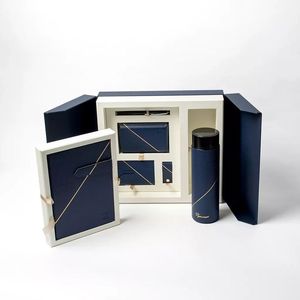Caja de regalo corporativa conjunto A5 cuaderno de tapa dura logotipo personalizado artículos de reunión conjunto de regalo de negocios de lujo - Product Image 2