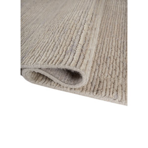 Alfombra Contour Blue Classic de Lana Tejida a Mano de 10 mm de Grosor para Sala de Estar, Entrada, Pasillo - Hwl-326 para Adolescentes - Product Image 2