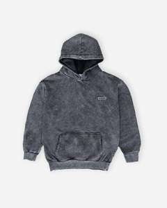 Nouveau manches longues hommes en détresse sweats à capuche vêtements de plein air couleur unie haute rue mode hommes lavage à l'acide sweats à capuche - Product Image 6