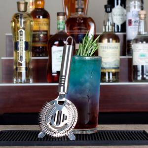 Passoire à cocktail Hawthorne en acier inoxydable de qualité supérieure, avec ressort durable, poignée ergonomique, versement fluide, idéale pour les bars à domicile - Product Image 3