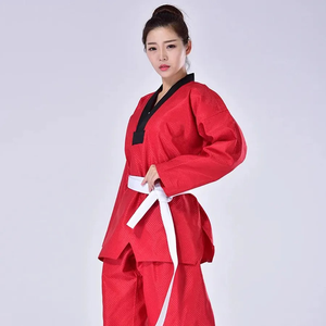 Arrivée 2026, ensembles de vêtements de sport de taekwondo pour adultes en coton de haute qualité, légers et confortables, service de logo personnalisé OEM du Pakistan - Product Image 4