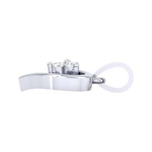 Pendentif Cœur en Or Certifié avec 3 Diamants de Qualité IJ-SI (0,07 ct) en Or 14K/18K Pur, Breloques Élégantes en Diamant Multi-Tons - Product Image 4