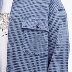 Elegante camisa de gofres para hombre: de alta calidad, suave y perfecta para uso diario y actividades al aire libre - Product Image 2
