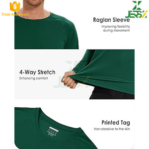 UPF 50+ UV Protective Long Sleeve <b>Shirt</b> for <b>Men</b> Lightweight Quick Dry Breathable Rash Guard Moisture Wicking 100% Polyester - Product Image 5