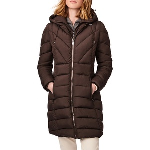 Femmes surdimensionné hiver coupe-vent doudoune Logo personnalisé grande taille col montant en gros personnalisé Design vierge 100% - Product Image 1