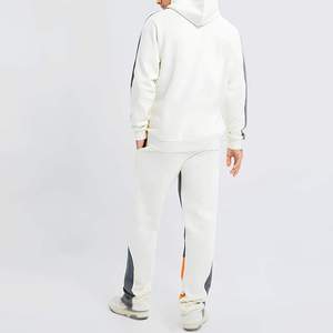 Oem Flared Men Jogger Set Personalizable Conjunto de dos piezas Flare Sweat Pants Streetwear Pantalones de chándal y Sudadera con capucha Conjunto Chándal para hombres - Product Image 2
