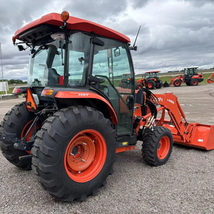 2022 Kubota L4060เครื่องทำงานอเนกประสงค์40HP รถแทรกเตอร์พร้อมไฟทำงานด้านหลังล้อน้ำหนักส่วนประกอบแกนที่ปัดน้ำฝน